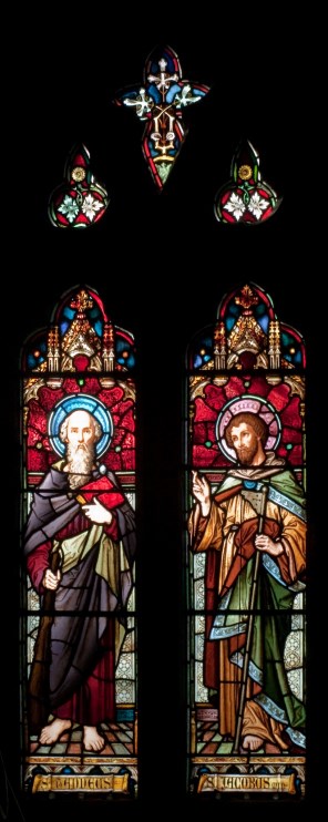 사도 성 유다 타대오와 성 소 야고보_by Augustus Pugin_photo by Andreas F. Borchert_in the Cathedral of St Aidan in Enniscorthy_Ireland.jpg